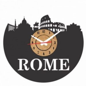 reloj pared vinilo roma italia