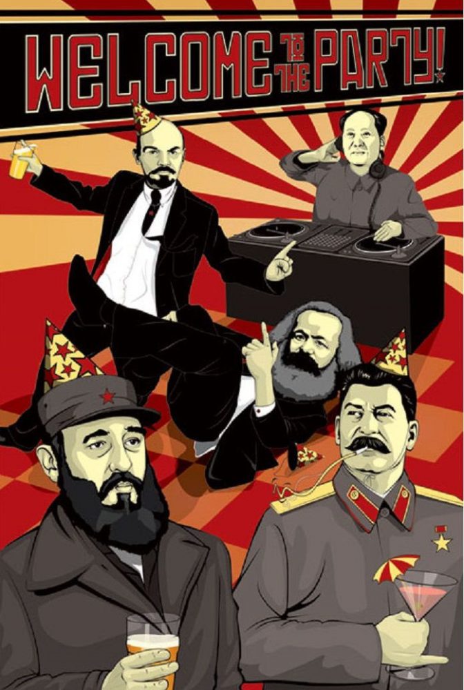 poster enmarcado de dictadores