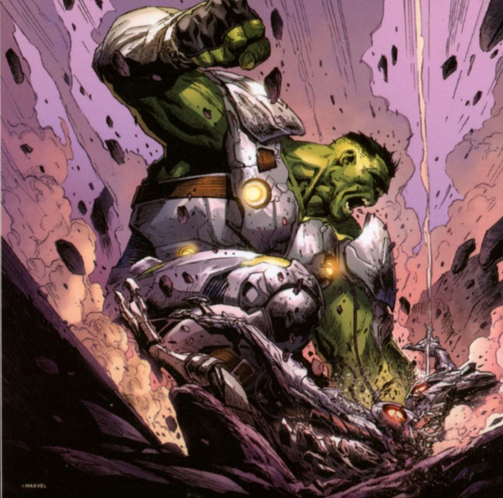 poster-enmarcado-hulk-vs-ultron