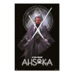 Cuadro Ahsoka Tano con sables de luz