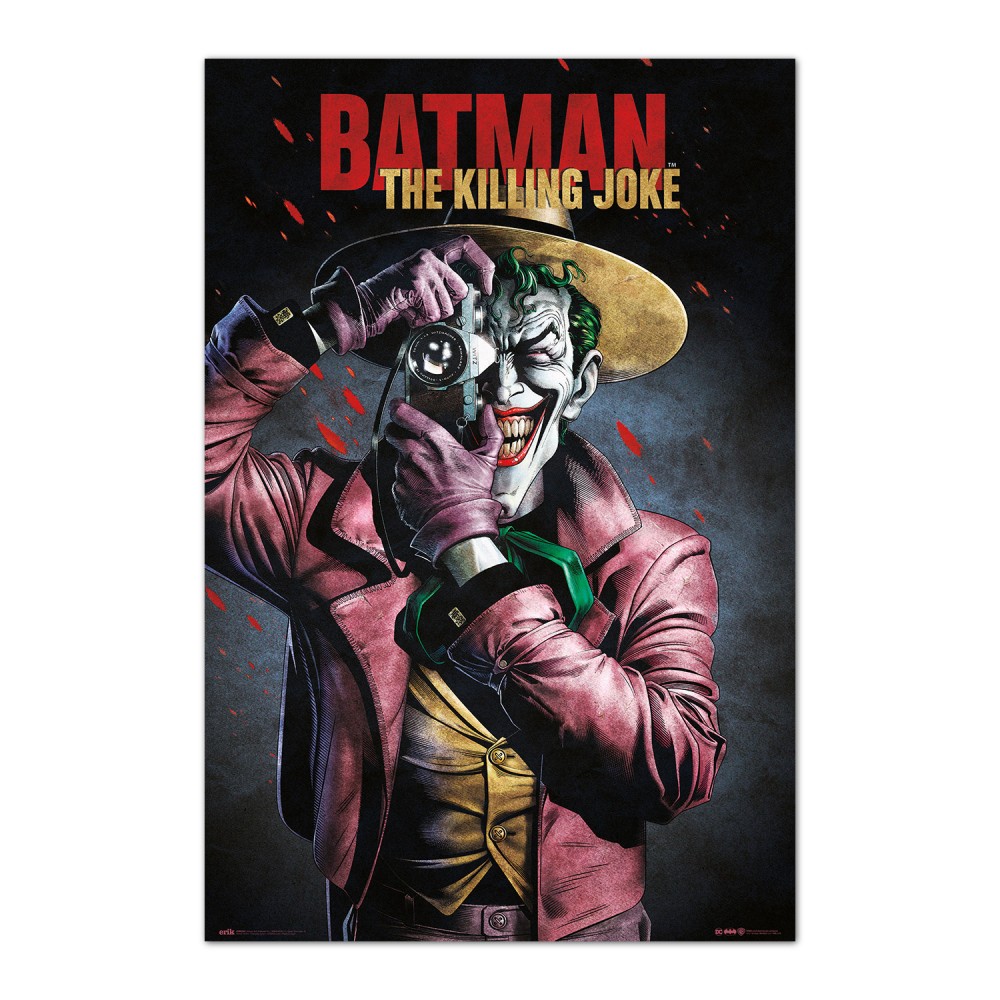 Cuadro Batman The Killing Joke enmarcado en aluminio de 92x62 cm
