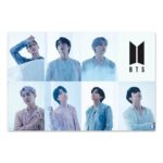 Cuadro BTS collage en azul