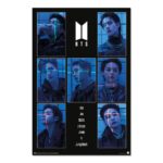 Cuadro BTS mosaico de retratos