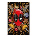 Cuadro Deadpool Bullets and Chimichangas