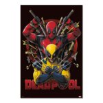 Cuadro Deadpool y Lobezno multiverso