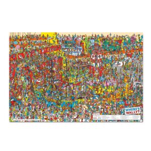 Cuadro ¿Dónde está Wally? enmarcado en aluminio de 92x62 cm