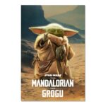 Cuadro Grogu cartel de la película