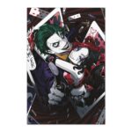 Cuadro Harley Quinn y Joker anime