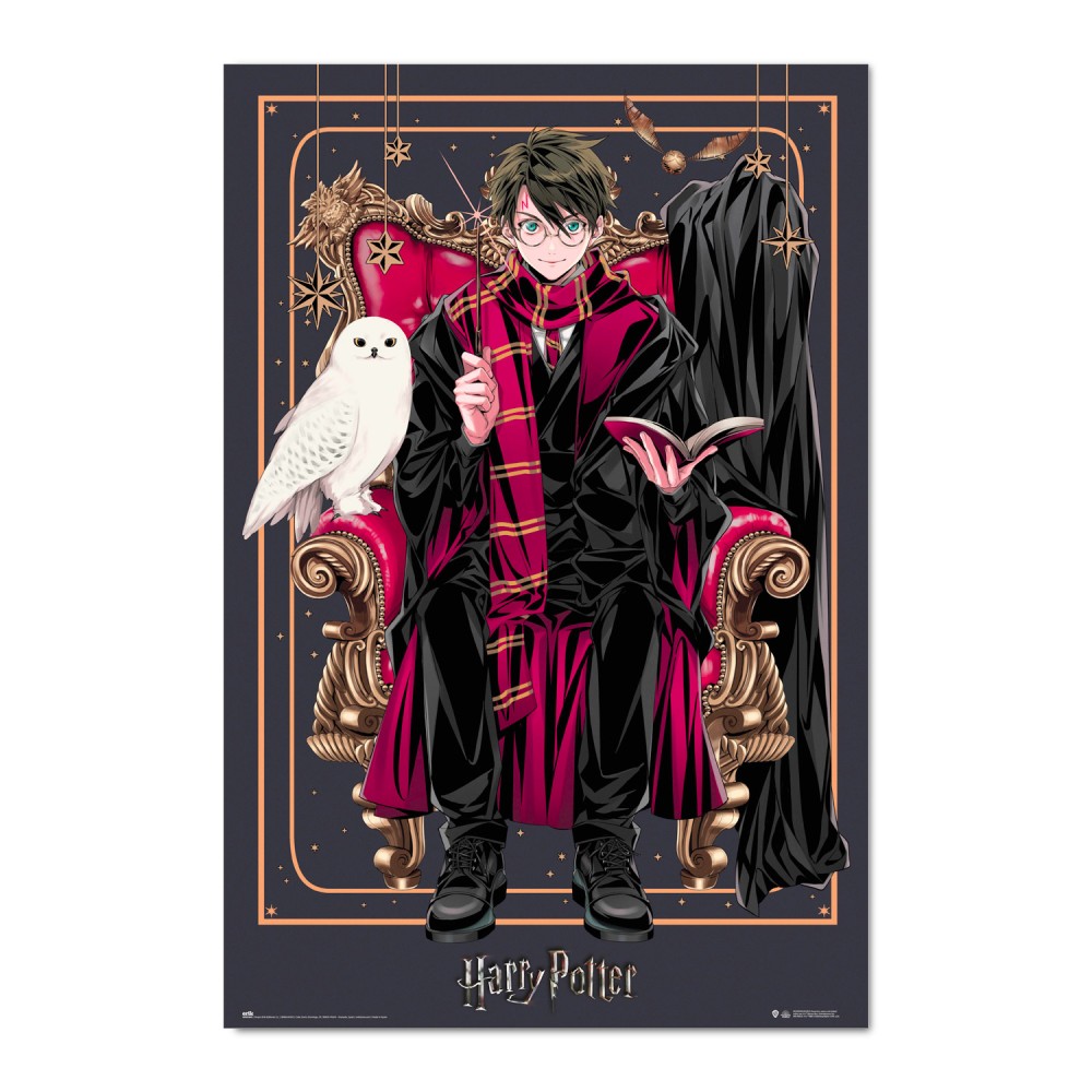 Cuadro Harry Potter Wizard Dynasty enmarcado en aluminio de 92x62 cm