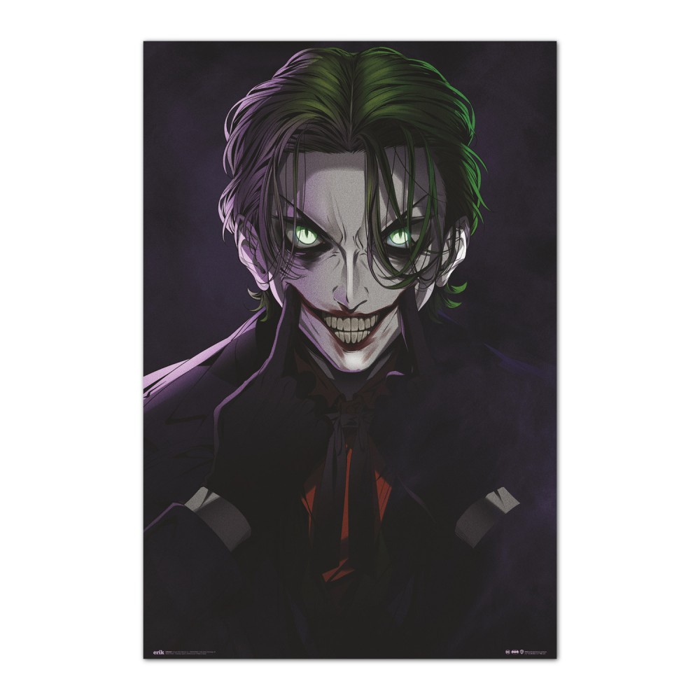 Cuadro Joker anime enmarcado en aluminio de 92x62 cm