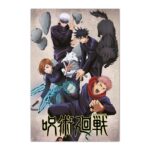 Cuadro Jujutsu Kaisen hechiceros