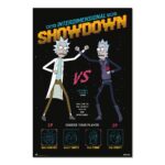 Cuadro Rick y Morty duelo interdimensional