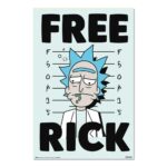 Cuadro Rick y Morty Free Rick