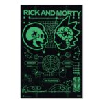 Cuadro Rick y Morty Nobody Exists on Purpose