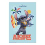 Cuadro Stitch Aloha imagen real