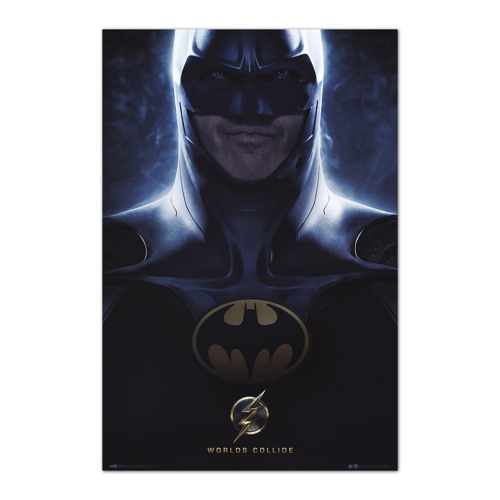 Cuadro The Flash Batman enmarcado en aluminio de 92x62 cm