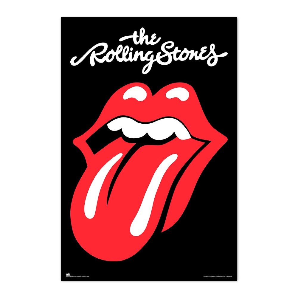 Cuadro The Rolling Stones enmarcado en aluminio de 92x62 cm