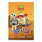 Cuadro Toy Story 5 el ranger, la vaquera y el sheriff