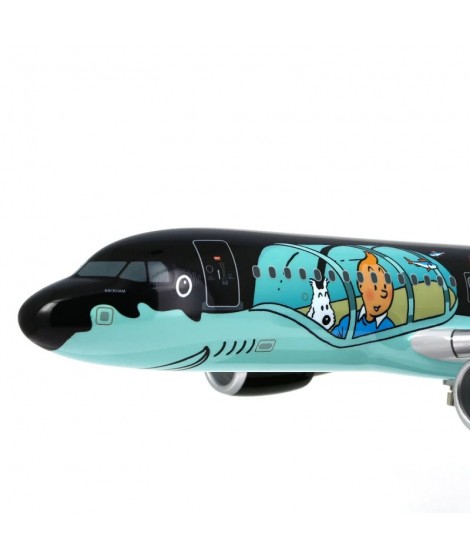 Maqueta Airbus A320 Rackham Brussels Airlines - escala 1/100 de Tintín