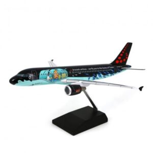 Maqueta Airbus A320 Rackham Brussels Airlines - escala 1/100 de Tintín