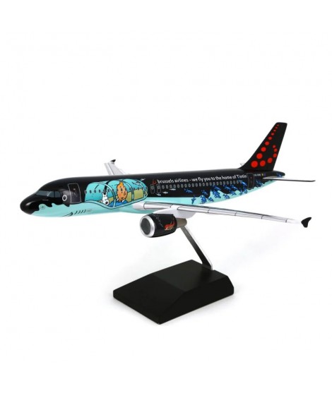 Maqueta Airbus A320 Rackham Brussels Airlines - escala 1/100 de Tintín