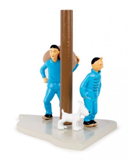 Figura de plomo Tintín en Extremo Oriente