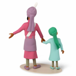 Figura Maharajá y su Hijo de Tintín