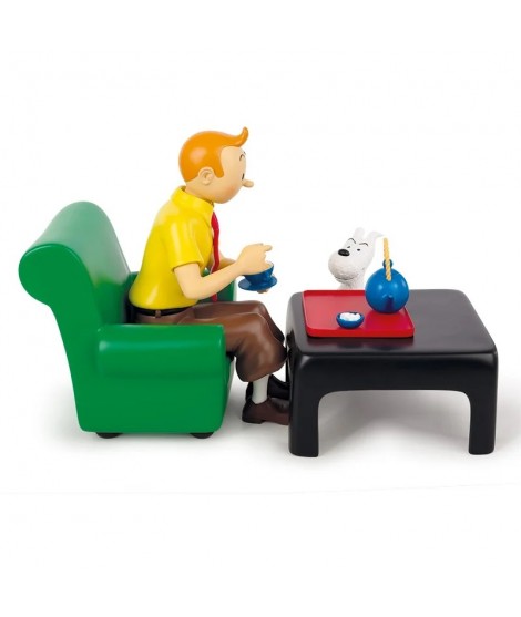 Figura Tintín Tomando el Té