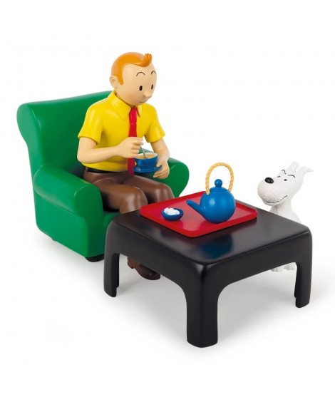 Figura Tintín Tomando el Té